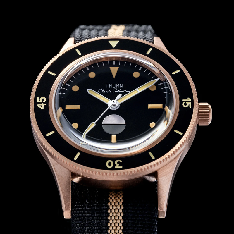 thorn retro 50 fathoms bronze diver watch thorn retro 50 fathoms bronze diver watch