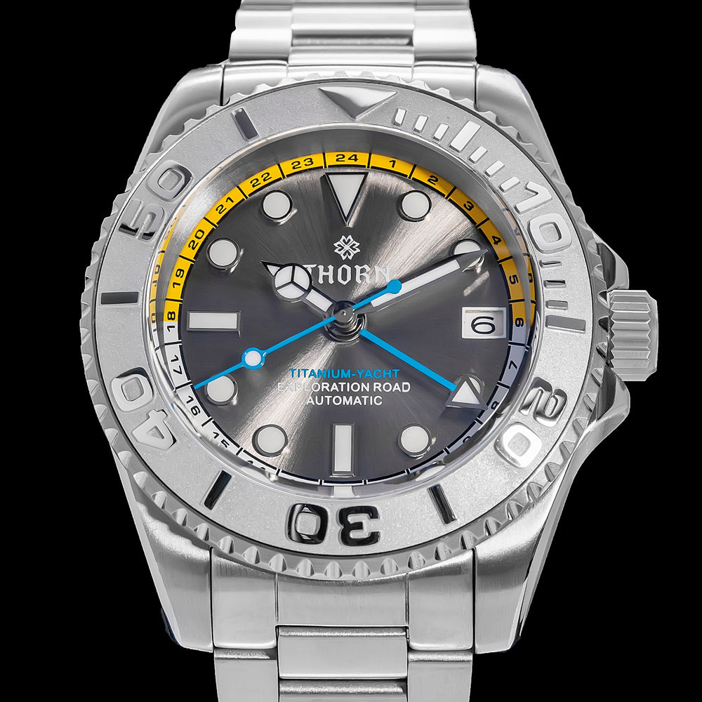 ★fall sale★thorn titanium helium valve nh34 gmt sub watch ★fall sale★thorn titanium helium valve nh34 gmt sub watch