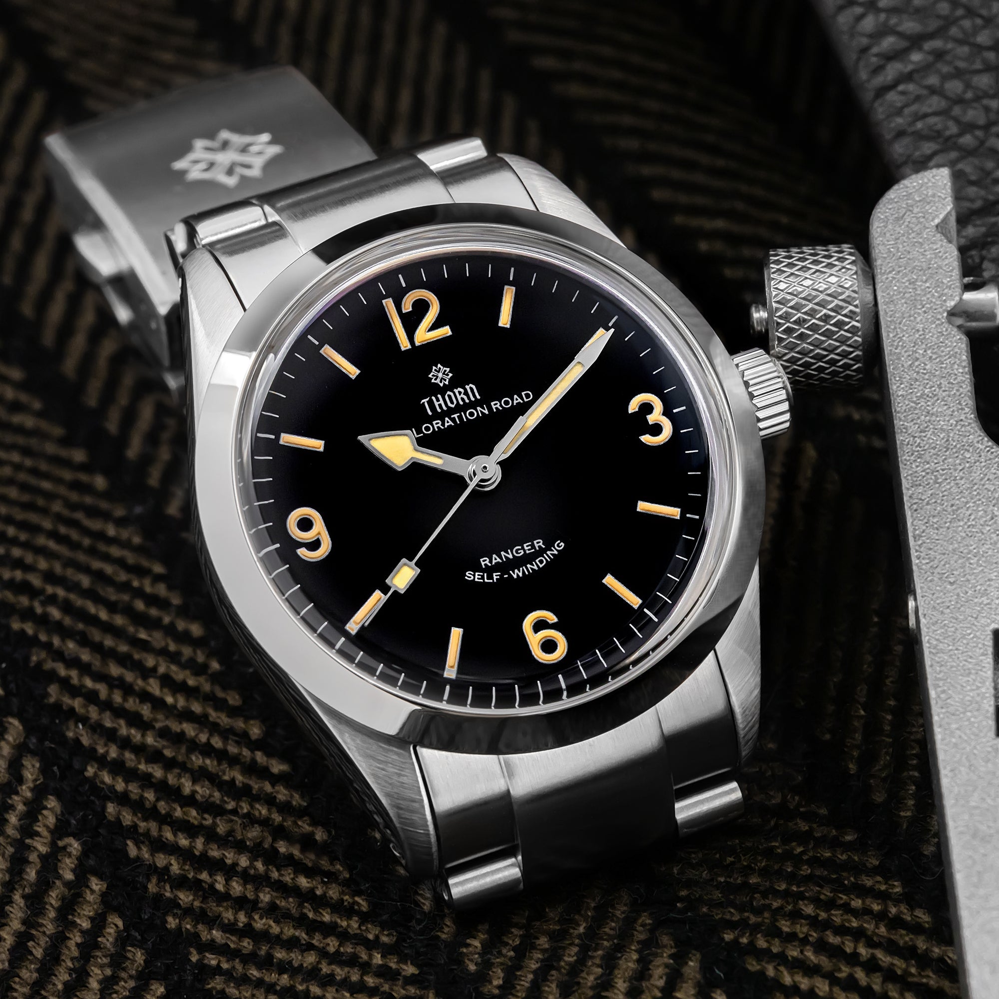 thorn 34mm vintage mechanical watch t003 thorn 34mm vintage mechanical watch t003