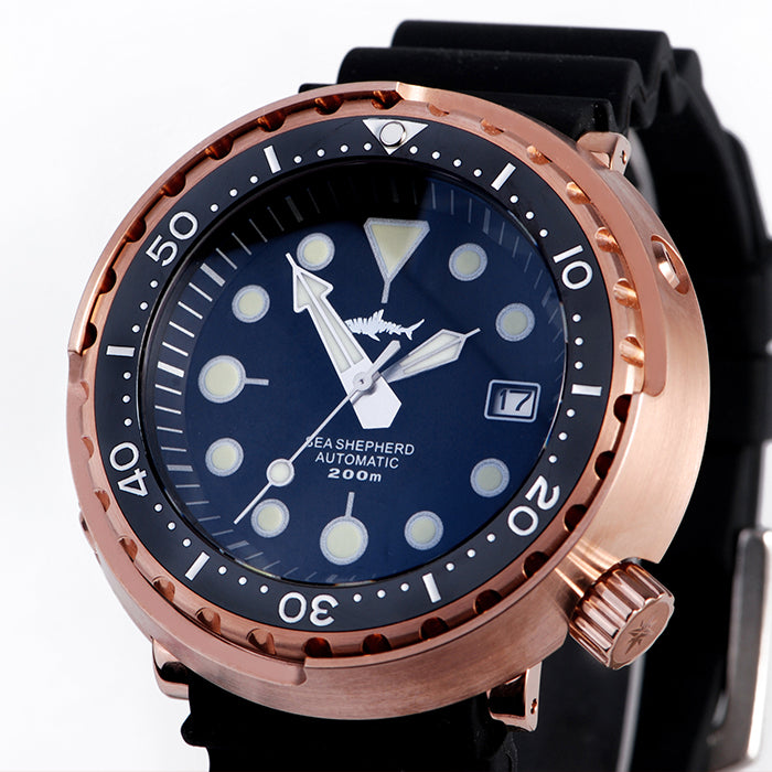heimdallr pvd rose gold tuna dive watch heimdallr pvd rose gold tuna dive watch