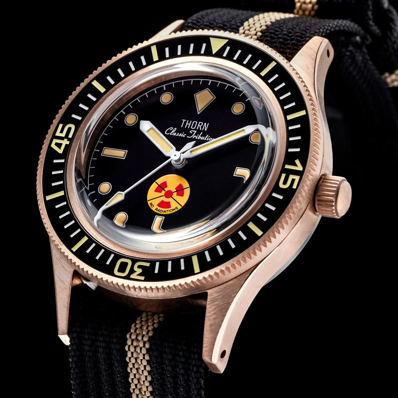 thorn retro 50 fathoms bronze diver watch thorn retro 50 fathoms bronze diver watch