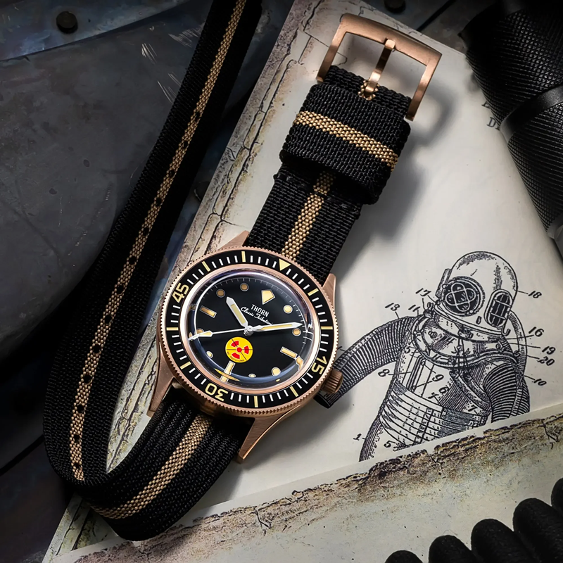 thorn retro 50 fathoms bronze diver watch thorn retro 50 fathoms bronze diver watch