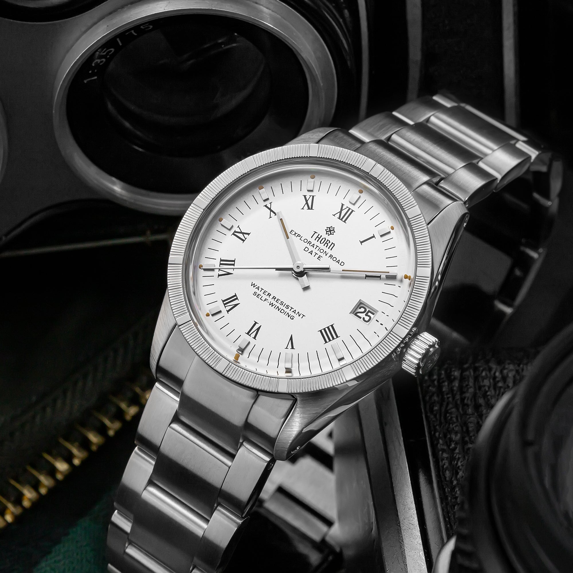 thorn 34mm pt5000 retro mechanical watch t004 thorn 34mm pt5000 retro mechanical watch t004