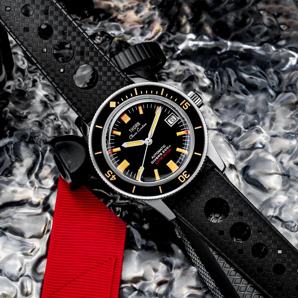 thorn 38mm titanium 50 fathoms dive watch thorn 38mm titanium 50 fathoms dive watch
