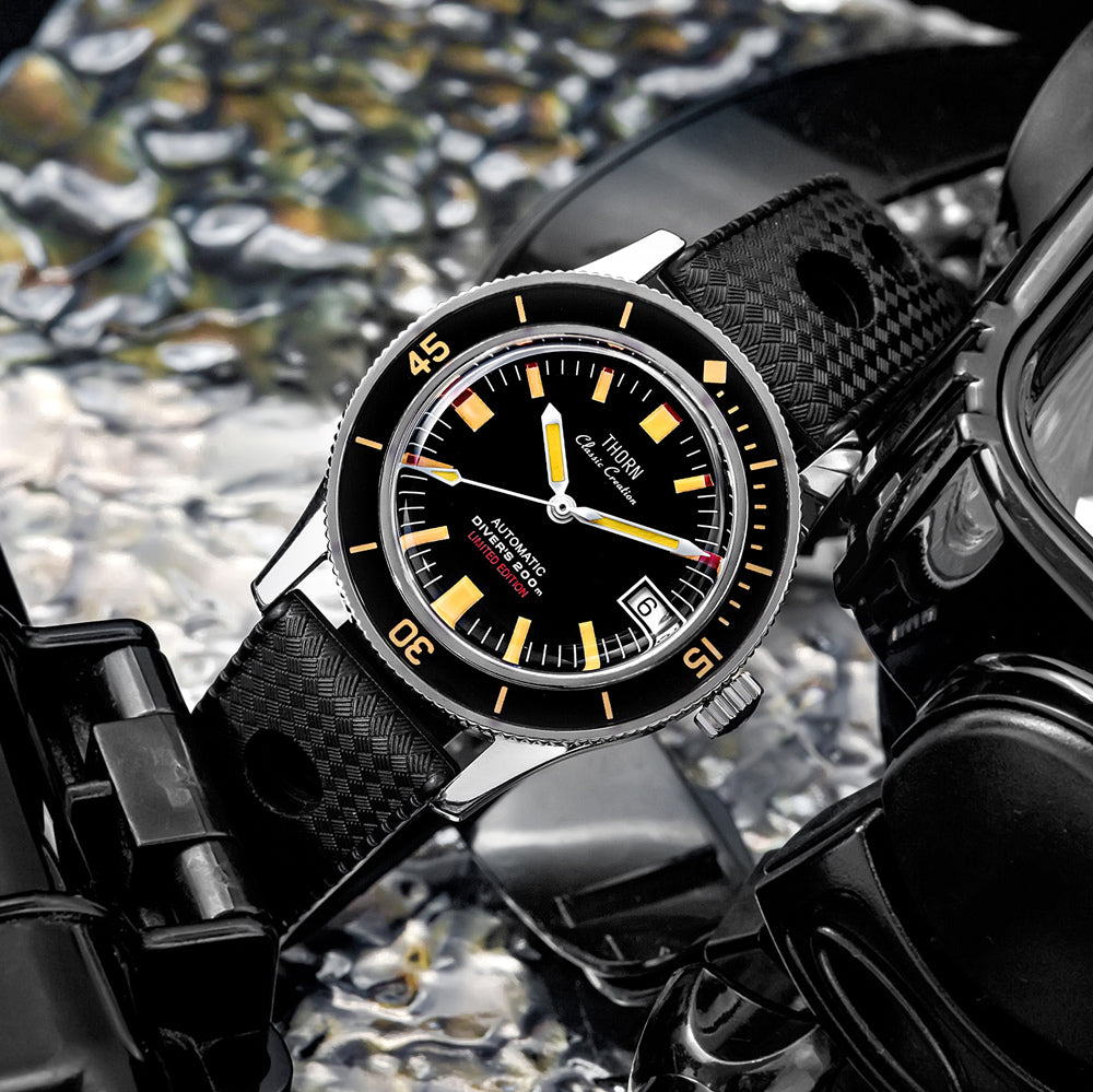 thorn 38mm titanium 50 fathoms dive watch thorn 38mm titanium 50 fathoms dive watch