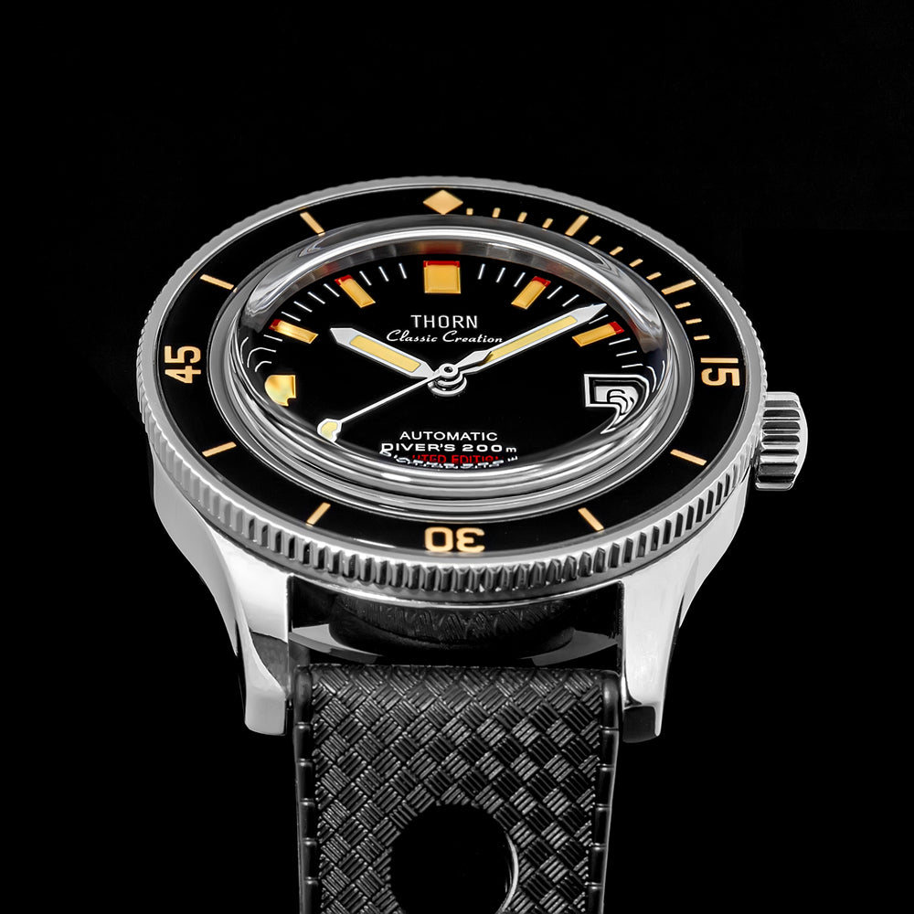 thorn 38mm titanium 50 fathoms dive watch thorn 38mm titanium 50 fathoms dive watch