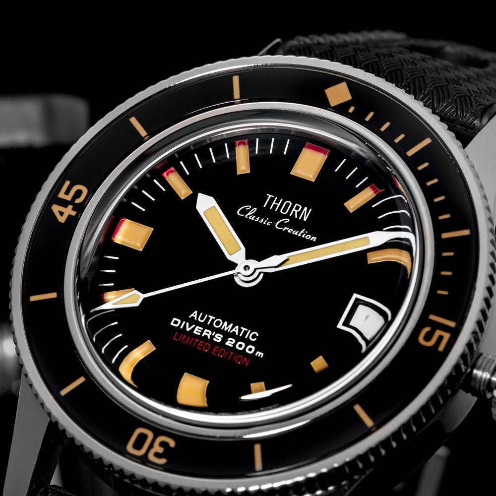thorn 38mm titanium 50 fathoms dive watch thorn 38mm titanium 50 fathoms dive watch