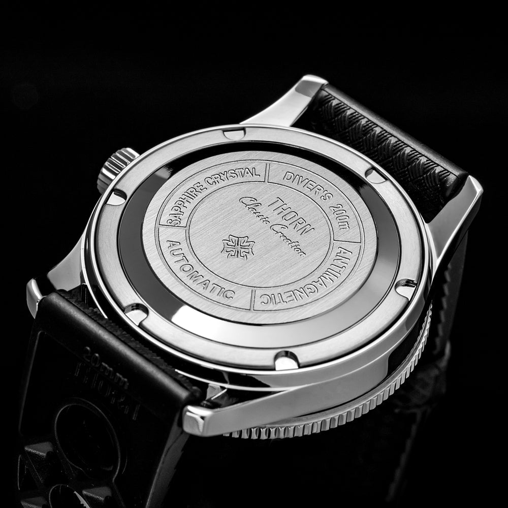 thorn 38mm titanium 50 fathoms dive watch thorn 38mm titanium 50 fathoms dive watch
