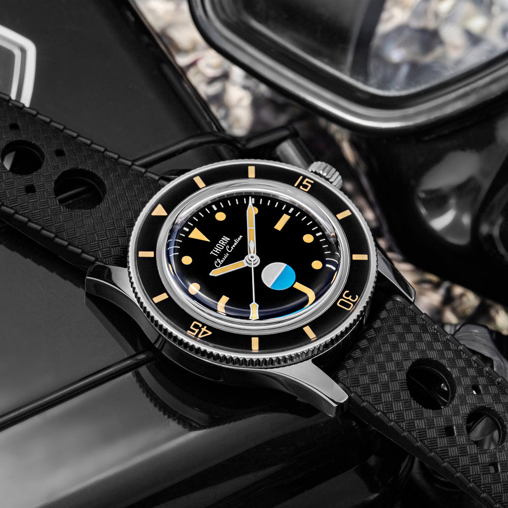 thorn 38mm titanium 50 fathoms dive watch thorn 38mm titanium 50 fathoms dive watch