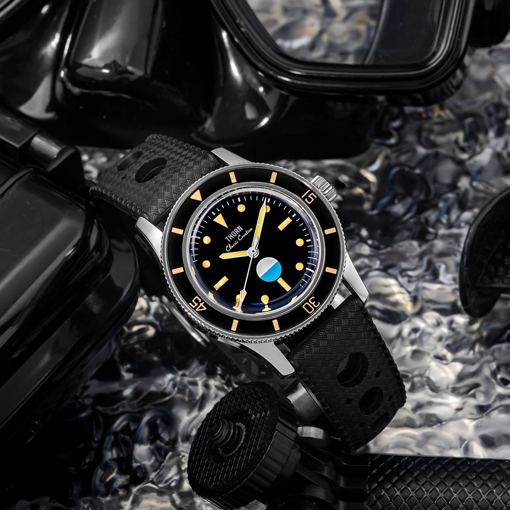 thorn 38mm titanium 50 fathoms dive watch thorn 38mm titanium 50 fathoms dive watch
