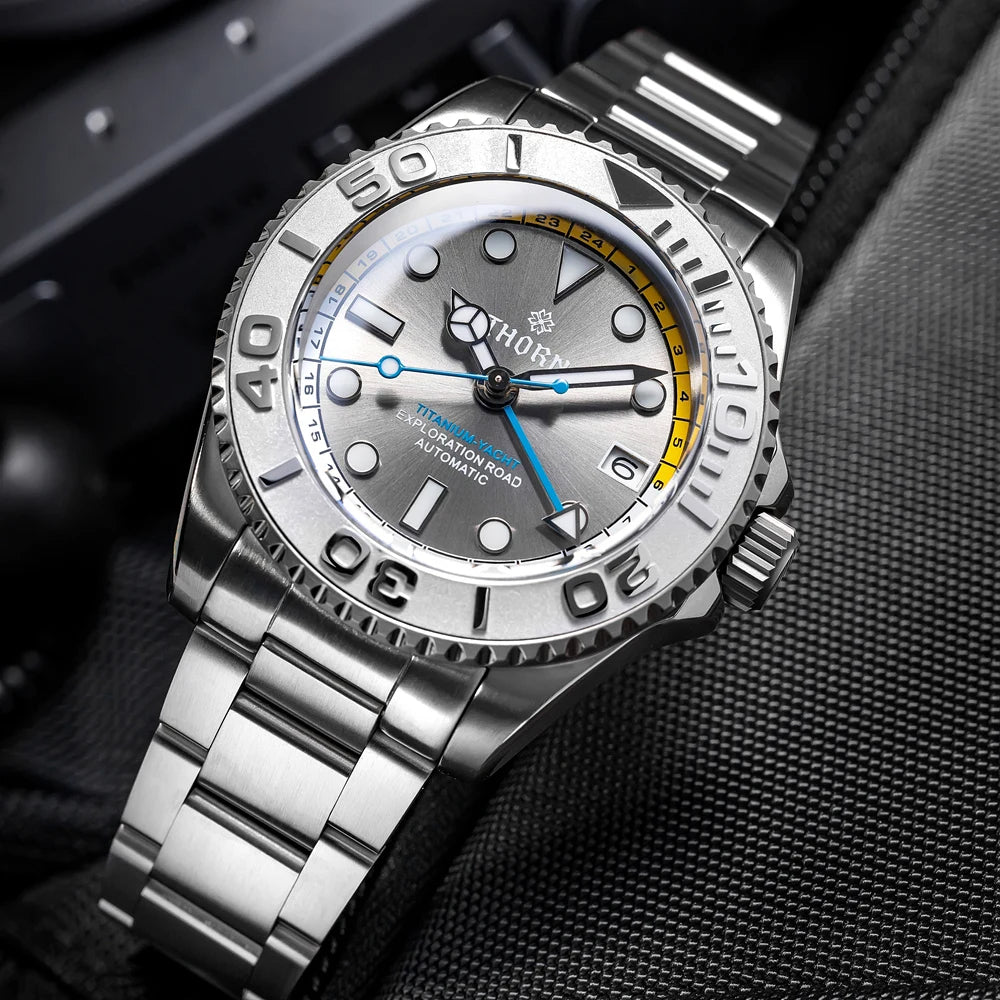 ★fall sale★thorn titanium helium valve nh34 gmt sub watch ★fall sale★thorn titanium helium valve nh34 gmt sub watch