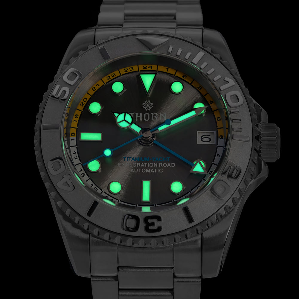 ★fall sale★thorn titanium helium valve nh34 gmt sub watch ★fall sale★thorn titanium helium valve nh34 gmt sub watch