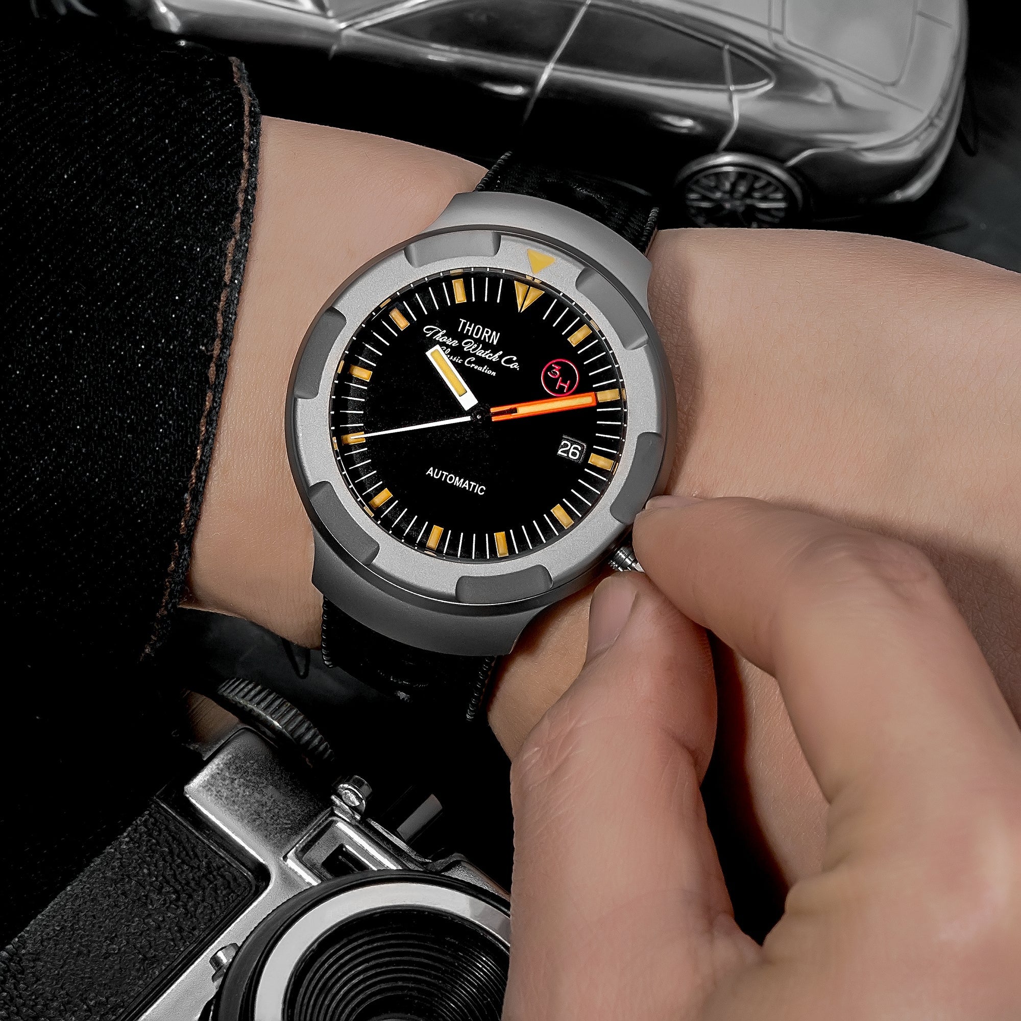 thorn t011 titanium vintage men watch thorn t011 titanium vintage men watch