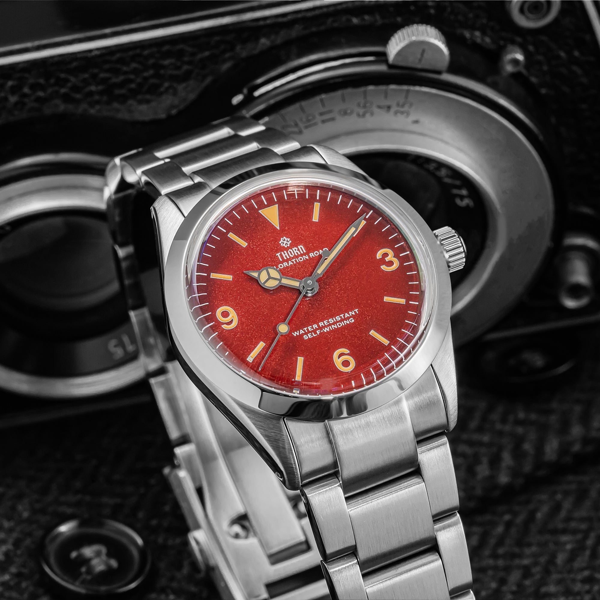 thorn 34mm vintage mechanical watch t005 thorn 34mm vintage mechanical watch t005